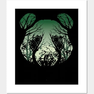 rising panda Posters and Art